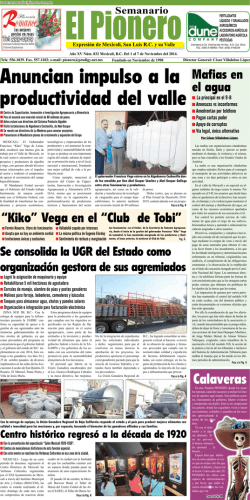 Formato PDF - Semanario El Pionero