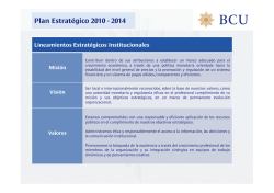 Plan Estratégico - Banco Central del Uruguay