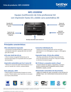 Mas información MFC-J5320DW