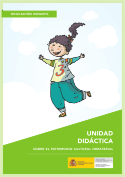 Unidad didáctica para Educación Infantil - Instituto del Patrimonio
