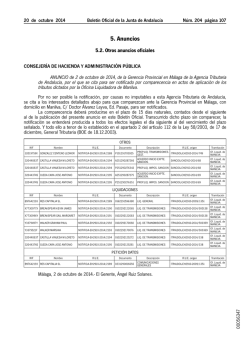 5. Anuncios - Junta de Andalucía