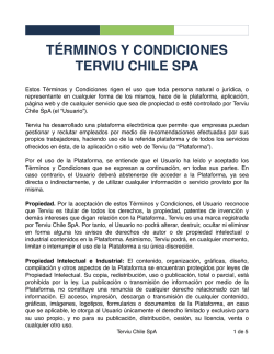 Términos y Condiciones Terviu Chile SpA.pages