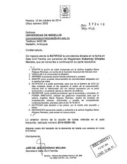 accion de tutela angelica maria raigosa restrepo - Convocatorias