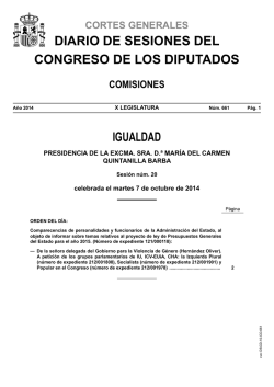 N&uacute;m. 661 - Congreso de los Diputados