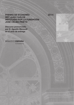 Agust&iacute;n Maravall (379 KB ) - Banco de Espa&ntilde;a