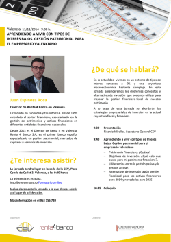 &iquest;Te interesa asistir? &iquest;De qu&eacute; se hablar&aacute;?
