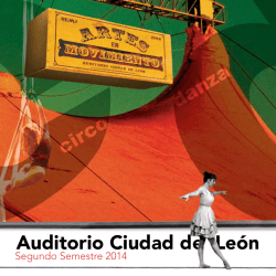 circo y danza 2014 (2º semestre) - Auditorio Ciudad de León