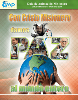 Guía de Animación Misionera - Diocesis de San Pedro Sula