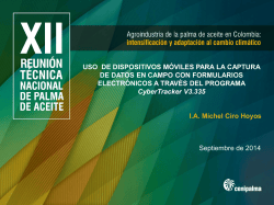 Descargar presentaci&oacute;n. - Cenipalma