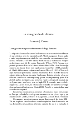 texto (pdf) - [Re] Pensar la Inmigración en Argentina - Valija de