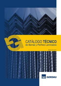 Catálogo Técnico de Barras y Perfiles Laminados - Gerdau en Chile