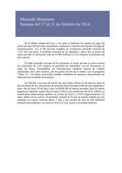 informe monetario - Banco Central de la República Argentina