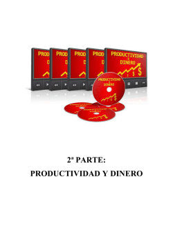 PRODUCTIVIDAD Y DINERO - OBJETIVOS.pdf - DavidValois.com