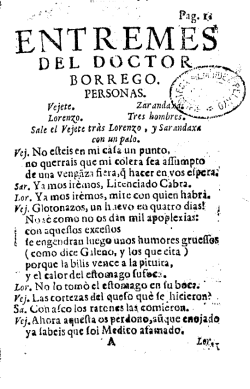 Entremes del doctor Borrego