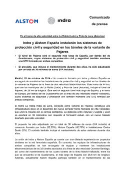 Descargar nota de prensa - Indra
