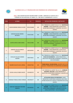 alumnos de la v-promoci&oacute;n sin permisos de aprendizajes