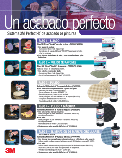 Sistema 3M Perfect-It&trade; de acabado de pinturas