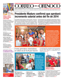 s - Correo del Orinoco