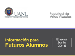 Futuros Alumnos - Facultad de Artes Visuales - Universidad