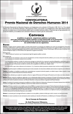 convocatoria - codhem
