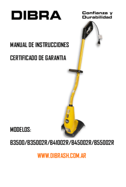 manual de instrucciones certificado de garantia - Gomez Roco