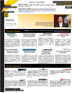 MARTES - Sintesis Informativa Digital del CEN PRD - Partido de la