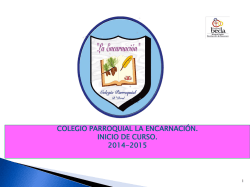 2º de primaria - Colegio Parroquial La Encarnación Cartagena