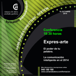 Expres-arte (PDF, 574.69 Kb) - Camara de Comercio de Alava