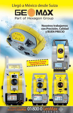 DESCARGA nuestra LISTA DE PRECIOS - GeoMax Mexico