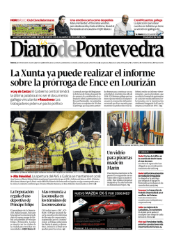 Portada de Hoy - Diario de Pontevedra