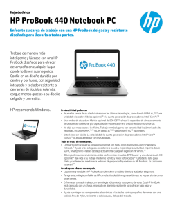 HP ProBook 440 Notebook PC - Equipos Electrónicos Valdés