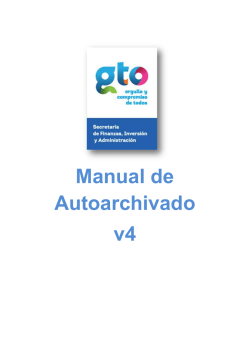 Manual de Autoarchivado v4 - Firma Electrónica