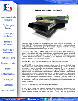 Impresora Uv de cama plana para materiales rígidos Roland