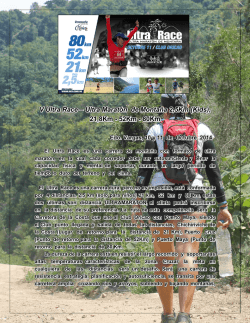 V Ultra Race – Ultra Maratón de Montaña 2,5Km - Asdeporte.com