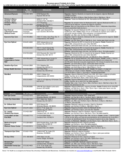 vision care resources - Kansas City University of Medicine and