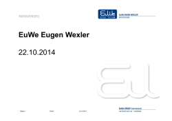 E W E W l EuWe Eugen Wexler 22.10.2014 - Escuela Técnica