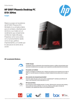 PSG Consumer 2C14 Desktop Datasheet - Hewlett Packard