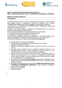 Más información - Comisión Nacional Salud Investiga