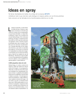 Revista Dr&auml;ger 10: Ideas en spray (PDF)