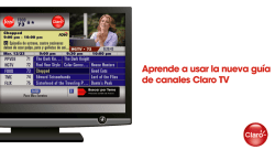 Manual Guía TV - Claro Chile
