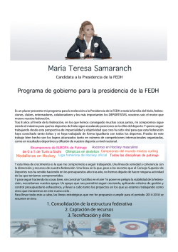 ProgramaelectoralSamaranch - Hielo Español
