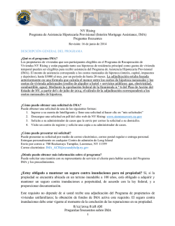 Interim Mortgage Assistance, IMA
