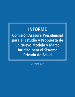 Informe Final (octubre 2014) - Ministerio de Salud