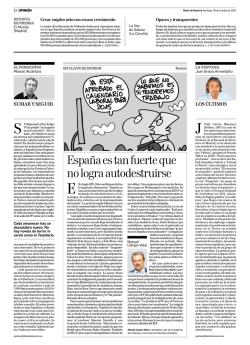 Espa&ntilde;a es tan fuerte que no logra autodestruirse - Asociaci&oacute;n de