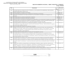 SECCi&Oacute;N GOBIERNO NACIONAL - SERIE - Hypotheses