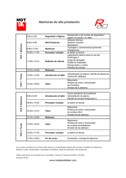 Aberturas de alta prestaci&oacute;n - AS Metales