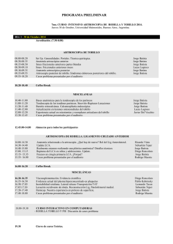 PROGRAMA PRELIMINAR - CAJB