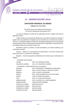 Anuncio 201407081 - Boletín Oficial de la Provincia de Burgos