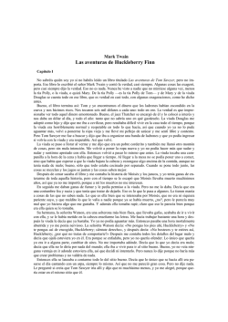 Las aventuras de Huckleberry Finn - Livros Gr&aacute;tis