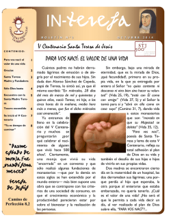 Boletín InTeresa II - Carmelitas Descalzas La Serena